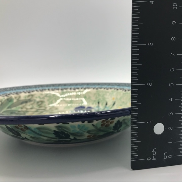Polish Pottery Unikat Spring Garden Soup Salad Pasta Bowl 2210 New - Picture 6 of 6